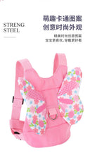 Children's Anti Loss Bags Belt with Traction Rope Baby Bags Toddler Leash Walking Safety Backpack Pink