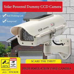 Solar Powered Fake Security Camera: Ultimate Property Protection