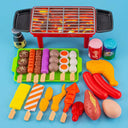 Interactive Kids BBQ Grill Play Set for Ages 3-12 Fun