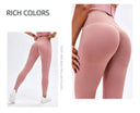 Seamless High Waist Nude Yoga Pants Women's Hip Lifting Fitness