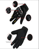 Full-Finger Motorcycle Gloves Men Touch Screen Cycling Gear