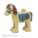 Big Farm Animals Building Blocks Set: Creative Educational Toy Blocks  ourlum.com Foal  