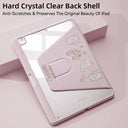 Acrylic Case 360 Rotating Cover for 2024 iPad Air M2 Pro M4