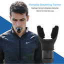 Portable Breathing Trainer for Lungs Adjustable Resistance Device