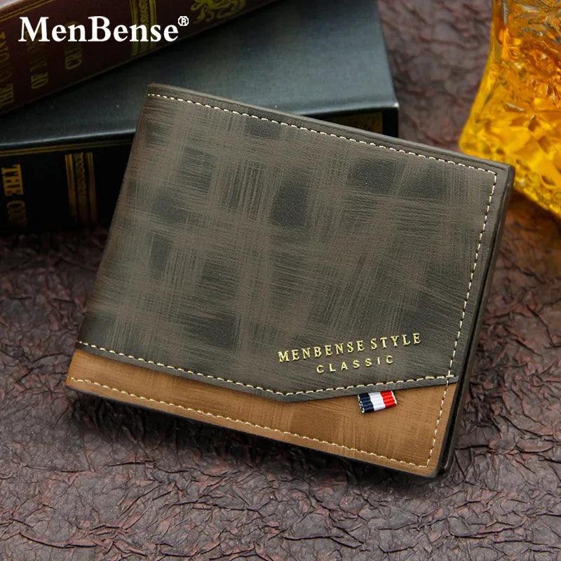 Tri-fold Men's Wallet: Stylish Business Wallet with Card Slots & Coin Purse  ourlum.com   