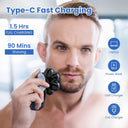 5 in 1 Electric Head Shaver for Bald Men Waterproof Grooming Kit