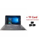 With Bluetooth Keyboard Case 10.1'' NX16A Windows 10 Netbook Quad Core 1GB RAM 32GB ROM Dual Cameras 1280*800IPS WIFI Tablets PC  ourlum.com add 32gb tf card 1GB  32GB Silver 