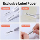 Niimbot White Sticker Paper: Professional Waterproof Labels