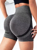 High-Waisted Women's Yoga Shorts for Fitness Gym Running