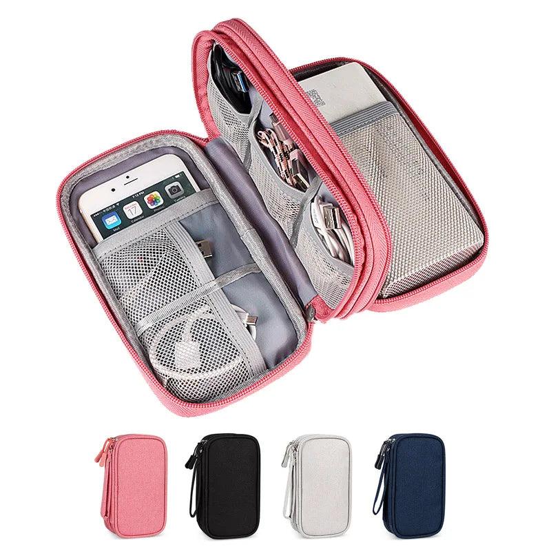 Portable 20000mAh Power Bank Bag External Battery Carrying Pouch for Charger, USB Cable, Hard Drive, Earphones  ourlum.com   