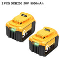 High-Capacity Dewalt 20V 9000mAh Li-ion Battery For Tools