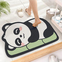 Cute Diatom Cartoon Bathroom Mat Super Absorbent Non-Slip