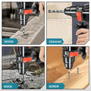 Yofidra Brushless Electric Hammer Drill: Versatile Performance Tool  ourlum.com   