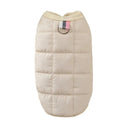 Winter Cotton Dog Jacket: Cozy Coat for Small-Medium Pets with Style & Warmth  ourlum.com Beige XS 