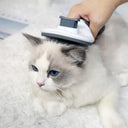 Pet Comb Automatic Hair Removal Comb Stainless Steel Needle