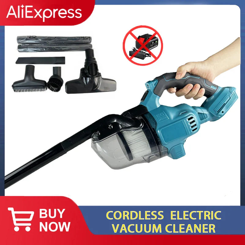 Handheld Vacuum Cordless, Dry Hand Vacuum Cleaner 16000 PA Suction, Hand Held Vacuum Cleaner for MAKITA, Mini Car Vacuum cleaner  ourlum.com   