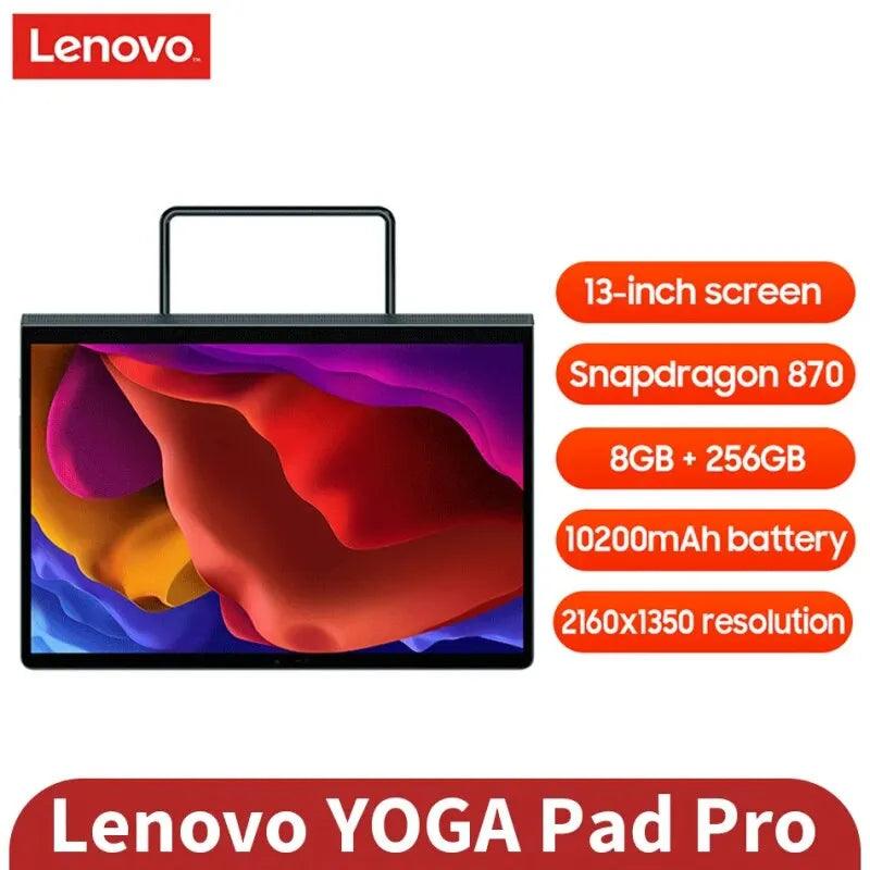 Lenovo YOGA Pad Pro 2K Tablet - Snapdragon 870 Processor, JBL Audio, 10200mAh Battery, 256GB Storage, Android 11