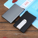 Slim Metal Card Wallet Business Minimalist RFID Cardholder