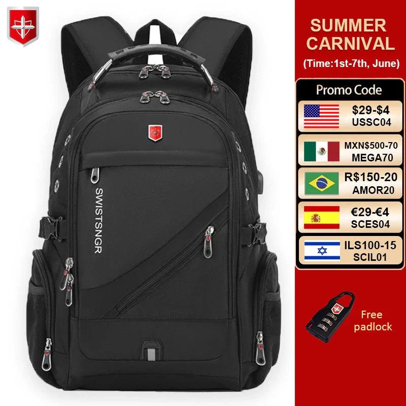 2024 Waterproof 17/20 Inch Laptop Backpack Men Airplane Travel Backpack Women Oxford Rucksack Male School Bag modern Mochila  ourlum.com   