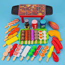 Kids BBQ Cooking Play Set - Safe Kitchen Toys for Kids