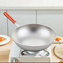 Eco-Friendly Pure Titanium Non-Stick Wok for Gas Stoves