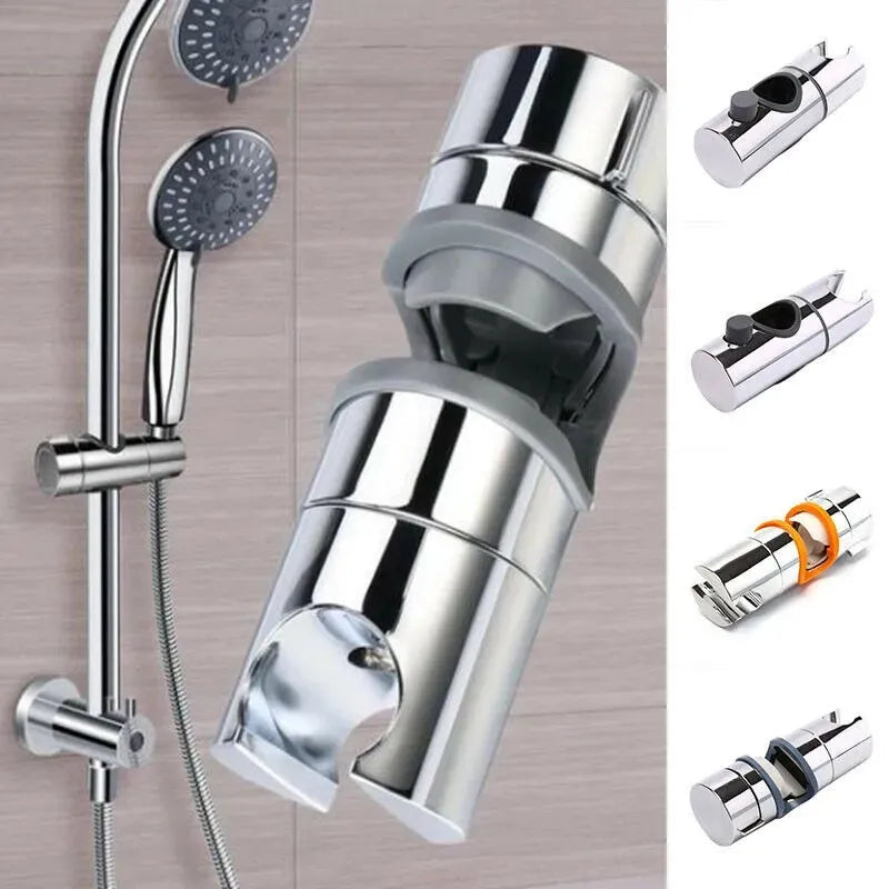 Adjustable Chrome Shower Head Holder Bracket for Easy Shower Experience  ourlum.com   