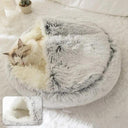 Cozy 2-in-1 Pet Nest Round Bed and Dog Mattress Comfort