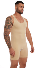 Men's Compression Bodysuit for Slimming Tummy Control