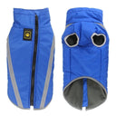 Reflective Waterproof Dog Jacket: Winter Warmth & Safety for Big Dogs  ourlum.com Blue XL 