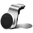 Magnetic Car Vent Phone Holder for GPS Navigation & Calls  ourlum.com Silver Rotate Holder  