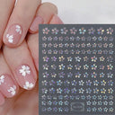 3D Sakura Blossom Nail Art Stickers for Elegant DIY Designs