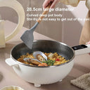 4.5L Smart Electric Wok Multi-function Electric Pot Reservation Steamer Non-stick Fry Pan Large Capacity Electric Hot Pot 220V