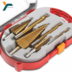 Titanium Step Drill Saw Set for Woodworking & Metalworking