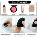 Black Beauty Sponge: Pro Makeup Application & Contouring Tool