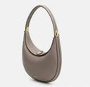 Genuine Leather Elegant Half Moon Shoulder Bags for Women