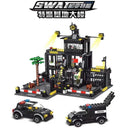 SWAT City Police Station Building Blocks Toy Set for Kids - DIY Military Adventure Kit  ourlum.com   