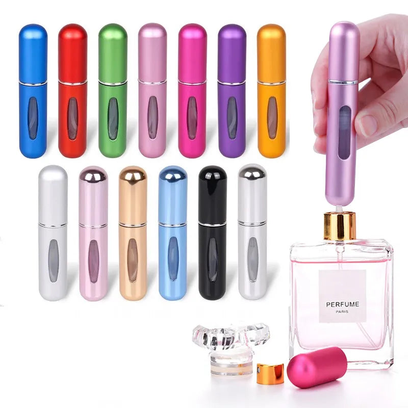 Portable Perfume Atomizer Spray Bottle for On-the-Go Refills