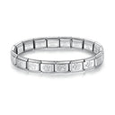 Stainless Steel Geometric Bangle Chic Women's Fashion Jewelry