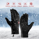 Winter Gloves For Men Waterproof Windproof Touchscreen Gloves