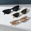 3 Pairs Per Set Small Cat Eye Sunglasses Women Cute Skinny