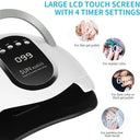 UV LED Nail Drying Lamp: Gel Manicure Tool with LCD Screen