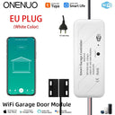 Wireless Smart Garage Opener: Control with Alexa & Google Home  ourlum.com EU plug White  