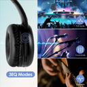 Siindoo JH-926B Bluetooth Over-Ear Headphones with 3 EQ Modes: Lightweight Foldable Headset for Kids and Teens  ourlum.com   