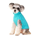 Winter Cozy Turtleneck Dog Sweater for Small Dogs - Stylish Pet Clothing  ourlum.com Blue XS 