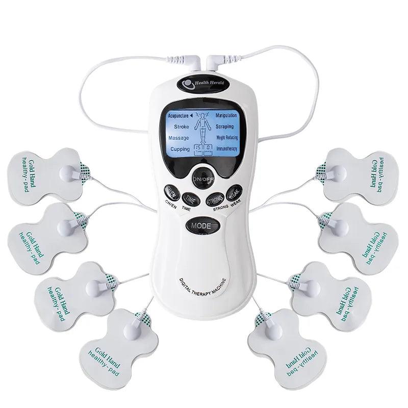 Tense Machine Pulse Massager Tens Acupuncture Electric Body Massage Instrument Electrical Muscle Stimulator for Neck Back Relax  ourlum.com   