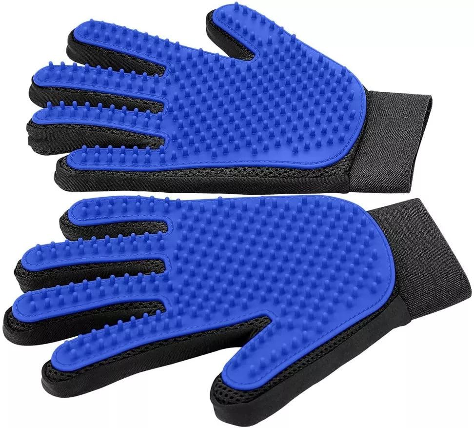 Pet Grooming Glove: Efficient Hair Remover Mitt for Dogs Cats  ourlum.com   