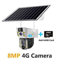 4K Solar CCTV Camera with Advanced Human Detection & 10x Zoom for Ultimate Security