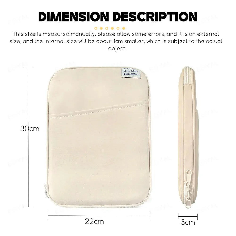 Tablet Sleeve Bag: Stylish Shockproof Waterproof Pouch for iPad and Galaxy Tab  ourlum.com   