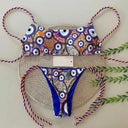 Heart Print Bikini Thong Summer Beachwear Essential Stylish Collection