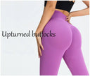 Seamless High Waist Nude Yoga Pants Women's Hip Lifting Fitness